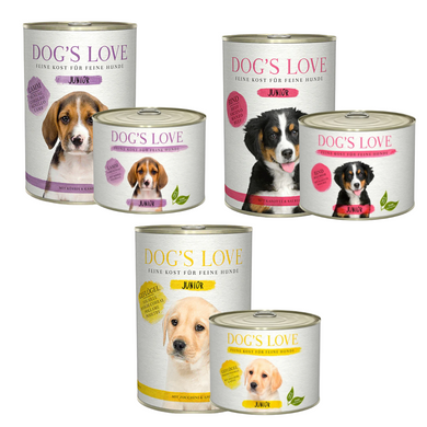 Dog's Love Junior - Latas de comida húmeda