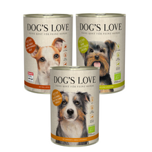 Cargar imagen en el visor de la galería, Dog&#39;s Love BIO - Latas de comida húmeda