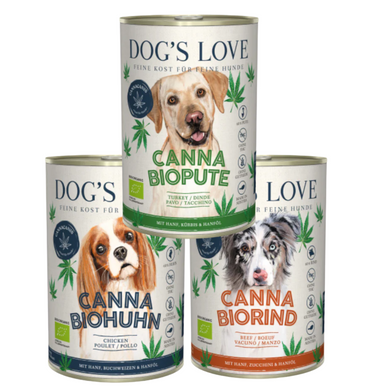 Dog's Love - Latas húmedas Bio Cáñamo
