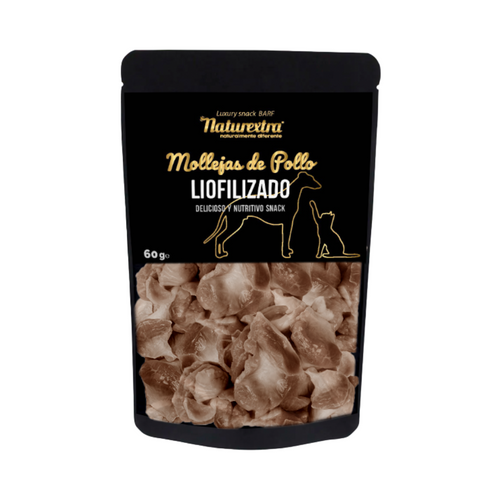 Mollejas de pollo liofilizadas
