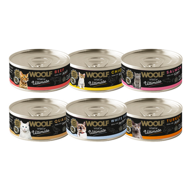 Woolf Ultimate - Latas de comida húmeda para gatos