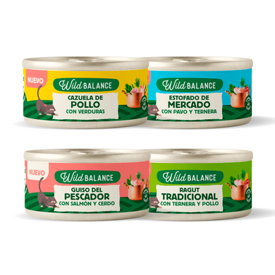 Wild Balance Recetas del Chef - Latas de comida húmeda para gatos