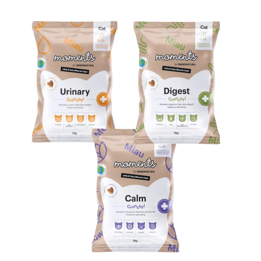 Moments - Mini snacks funcionales para gatos