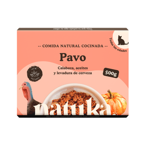 Natuka - Menú Cocinado de Pavo para gatos