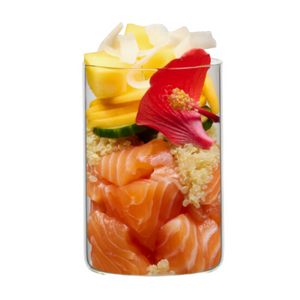 Terra Canis Flower - Waikiki Woof - Lata de salmón con quinoa, mango e hibisco