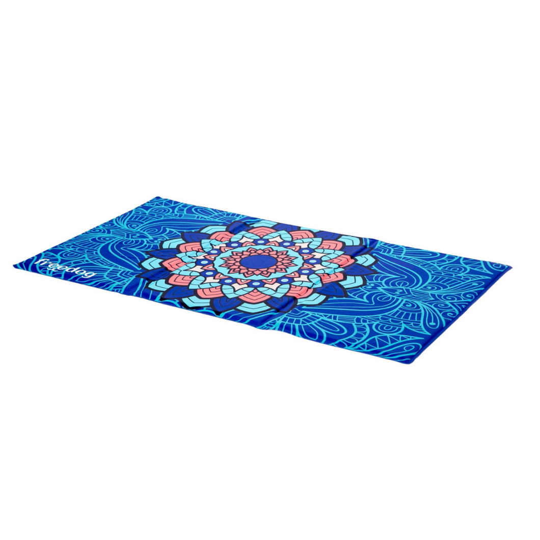 Alfombra Refrescante Para Perros Y Gatos - Manta De Seda De Hielo Lavable, Antideslizante, Tallas S/M/L