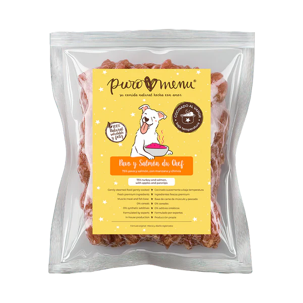 Puromenu - Menú Cocinado Pavo y salmón du Chef