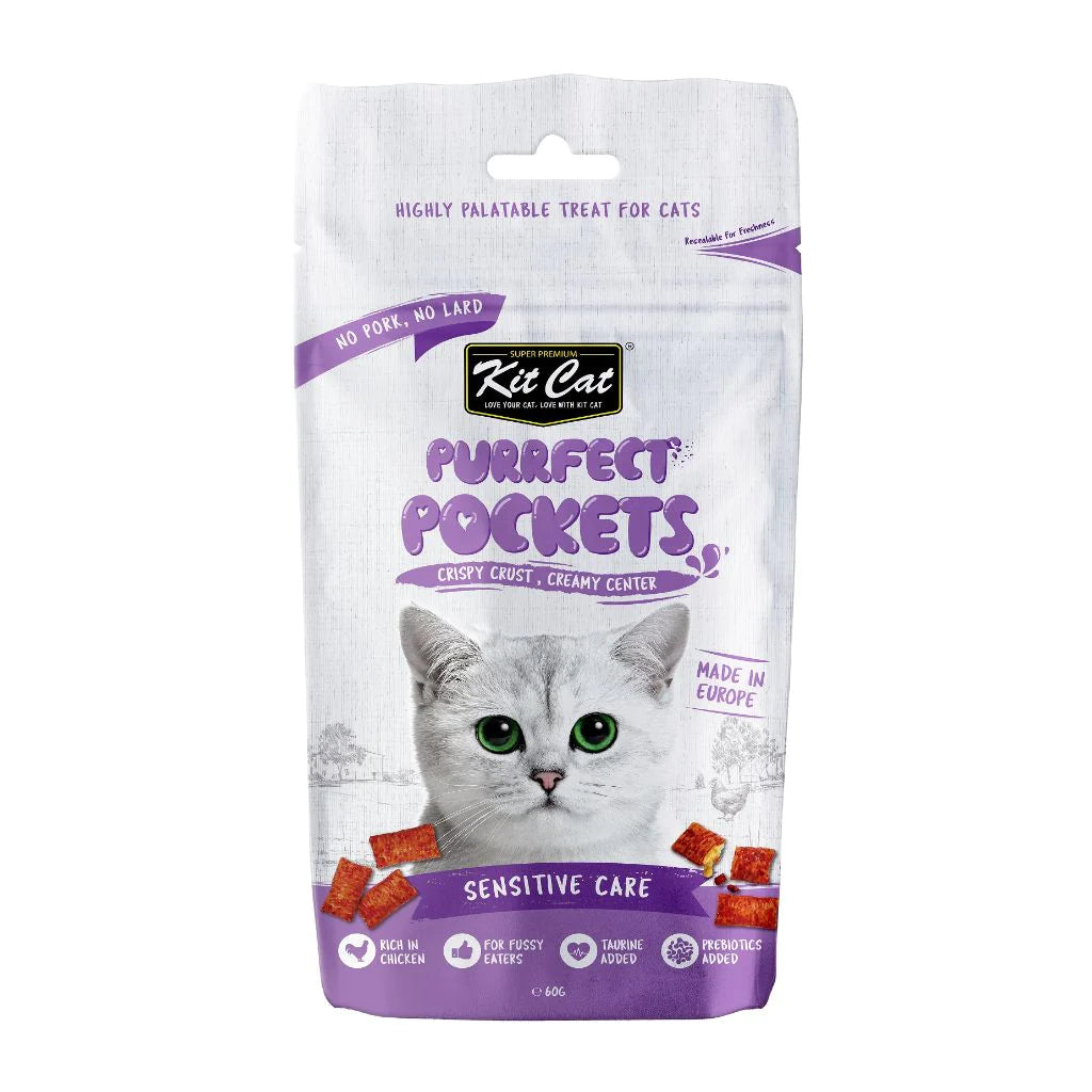 Kit Cat - Purrfect Pockets - Snacks funcionales