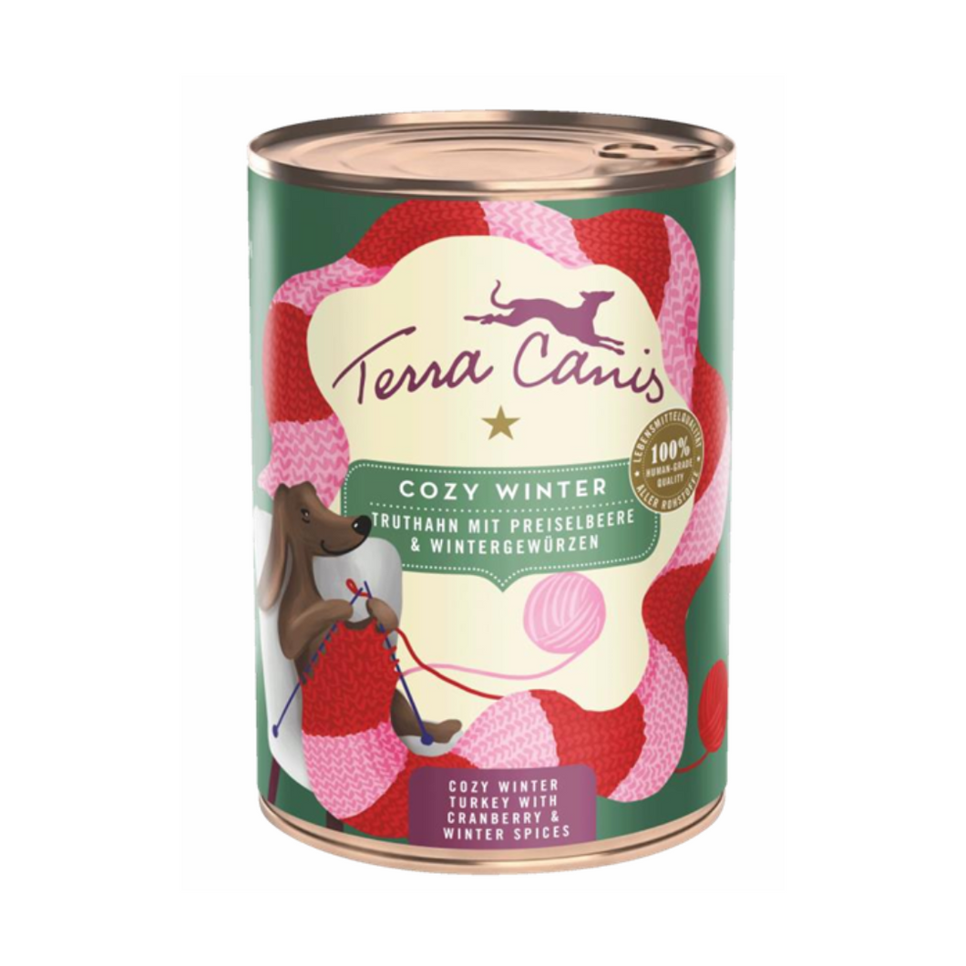 Terra Canis Cozy Winter  - Edición Especial - Lata de pavo, zanahoria y calabaza