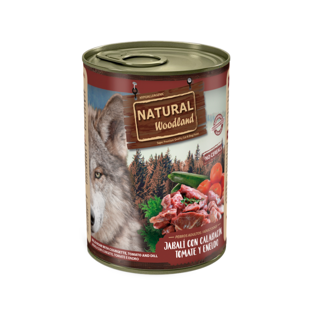 Natural Woodland - Lata de Jabalí, calabacín, tomate y eneldo