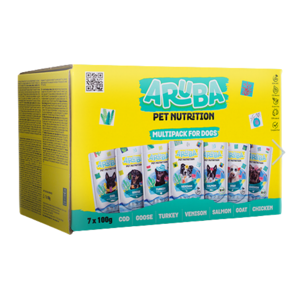 comida húmeda para perros aruba pack de recetas sobres