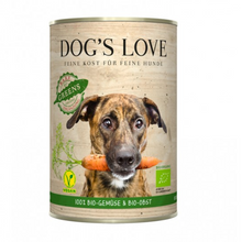 Cargar imagen en el visor de la galería, Lata Dog&#39;s Love frutas y verduras Bio Green - Tres Trufas