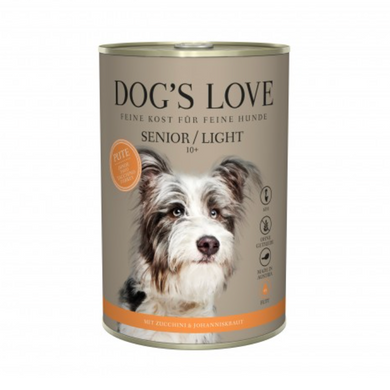 Dog's Love Senior / Light - lata menú de pavo