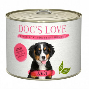 Dog's Love Junior - Lata Ternera, Zanahoria y Salvia