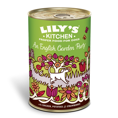 Lily's Kitchen An English Garden - Lata de Pollo y Fresas