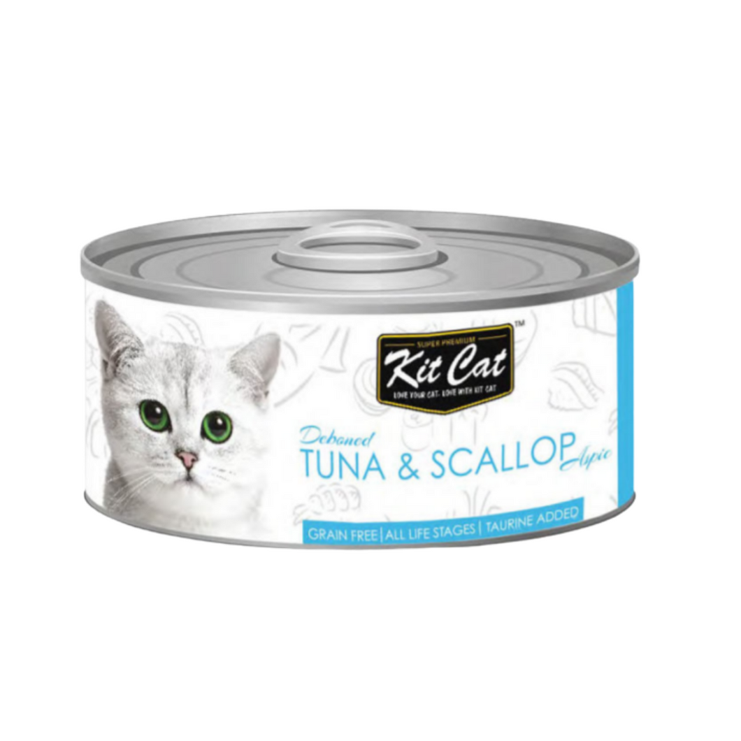 Kit Cat - Lata de atún con vieiras