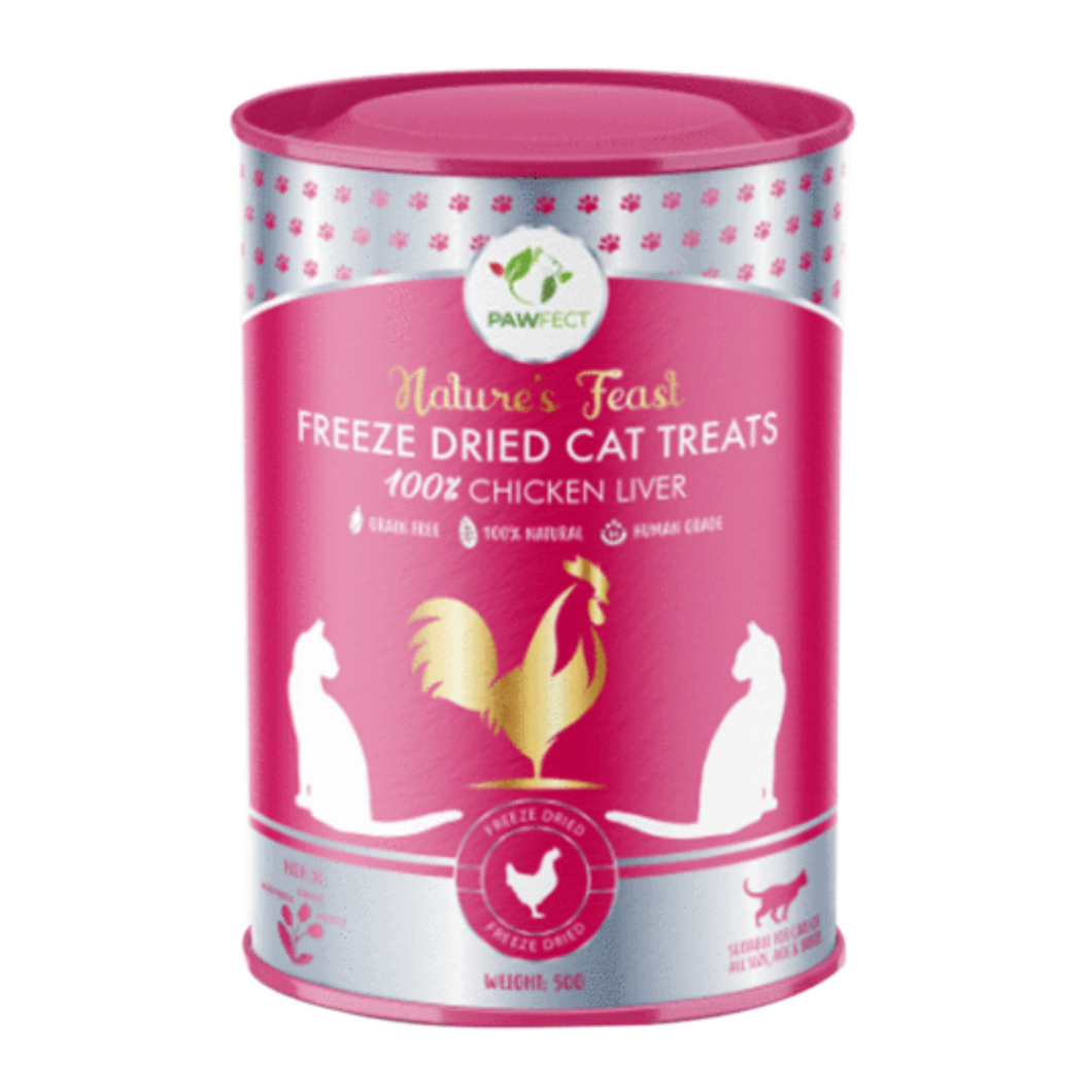 Pawfect Freeze Bites para gatos - hígado de pollo