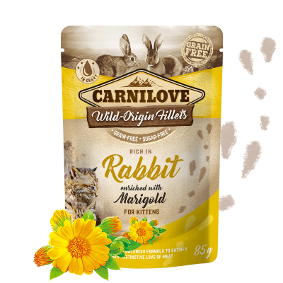 Carnilove Pouch gato - Conejo y caléndula