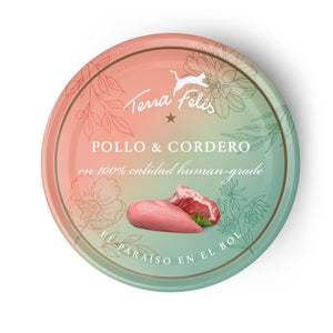Terra Felis - Lata húmeda de pollo y cordero
