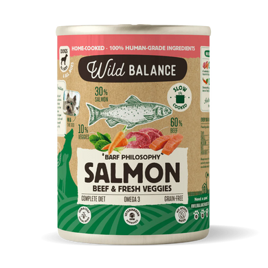 Wild Balance - Lata de salmón y ternera