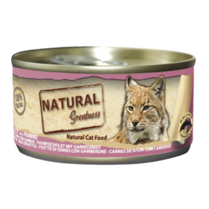 Natural Greatness lata gato - filete de atún con gambas
