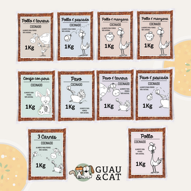 Guau & Cat - Pack Variado Cocinado