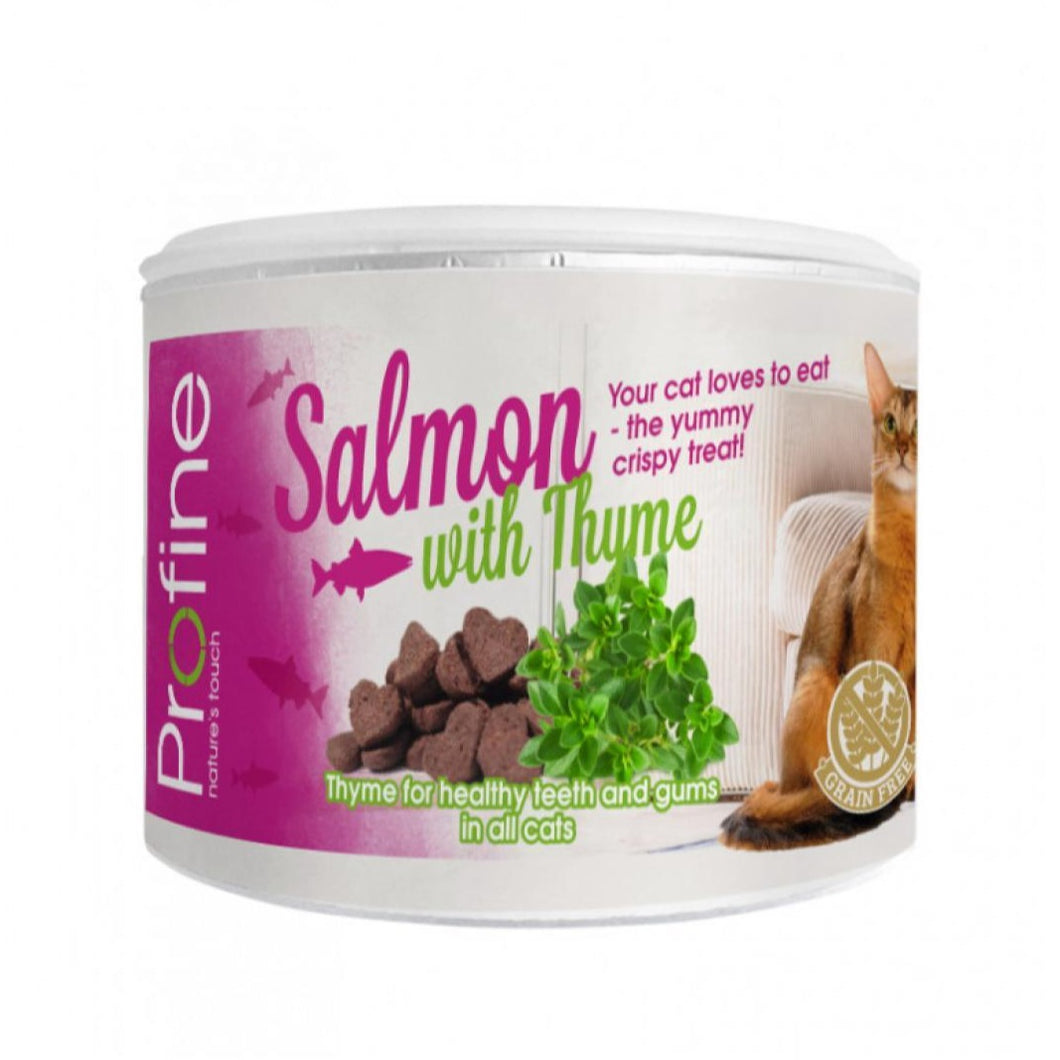 Profine Cat Crunchy - Minis snacks de salmón y tomillo