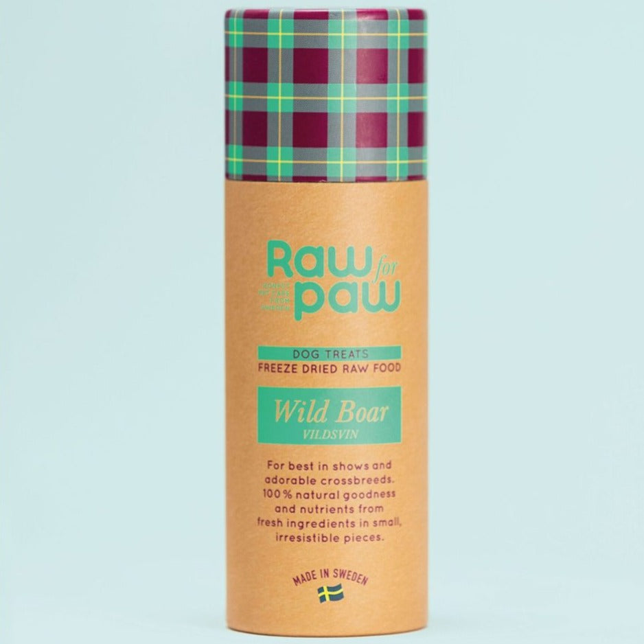 Raw for Paw - Cubitos liofilizados de jabalí salvaje